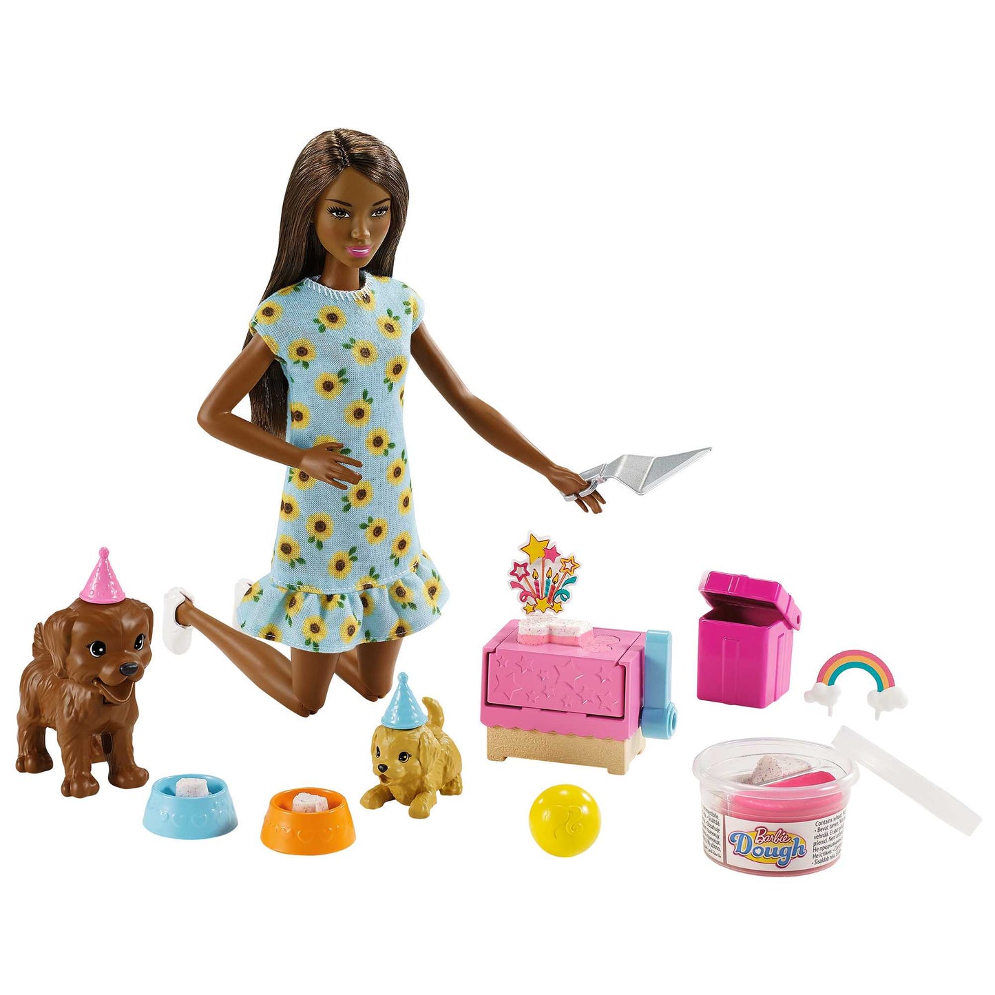 Barbie Doll W/Dogs & Accessories